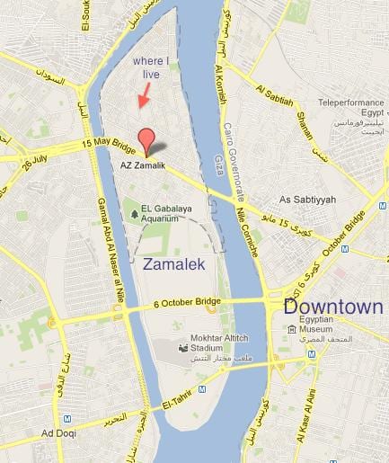 zamalek каиро мапа