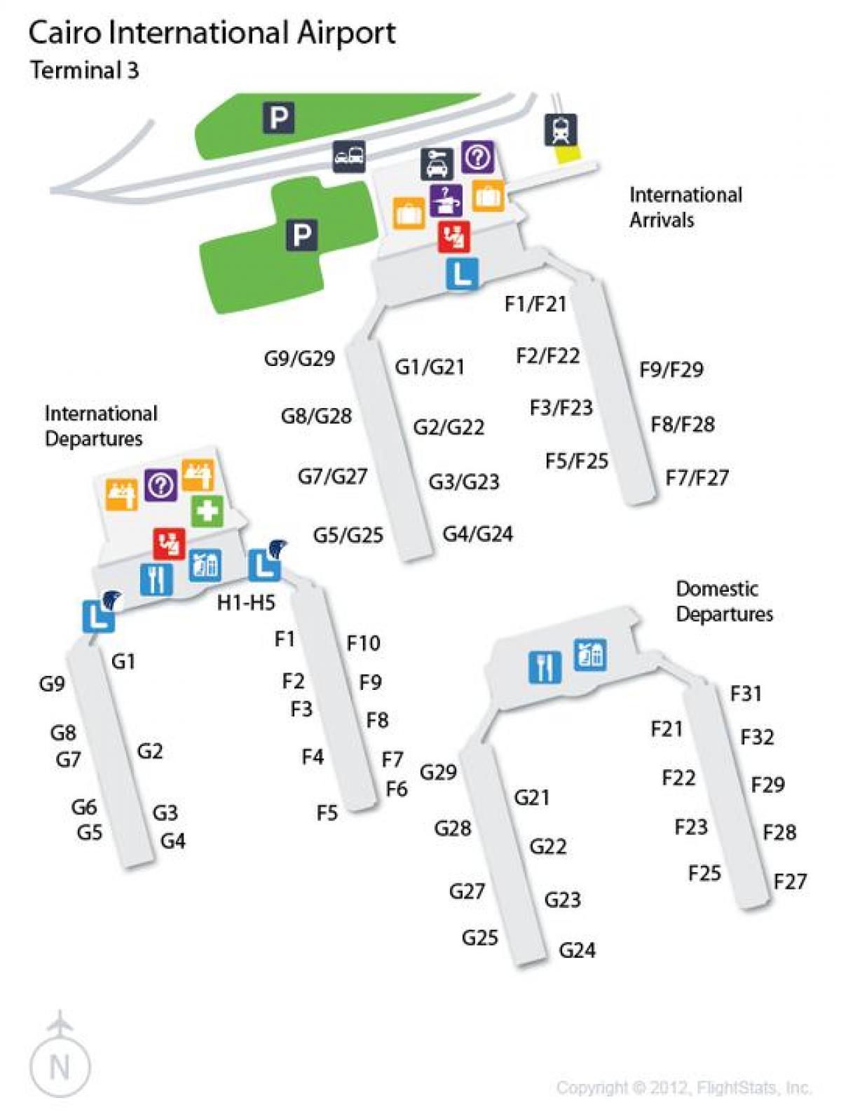 Карта на каиро аеродромски терминал