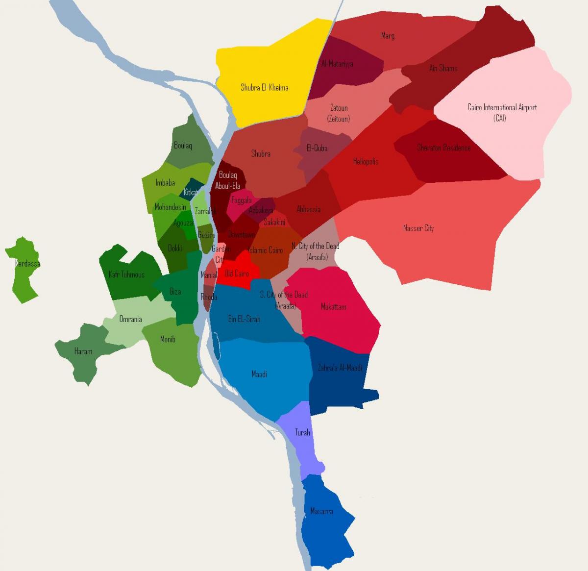 каиро соседството мапа