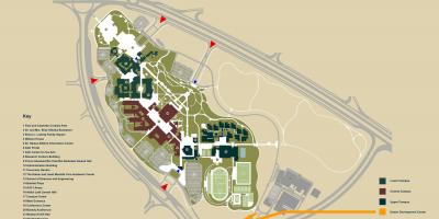 Карта на auc нови каиро кампус