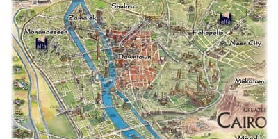 Карта на mohandeseen каиро