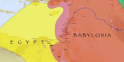 Карта на вавилон и египет