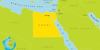 Главниот град на египет мапа