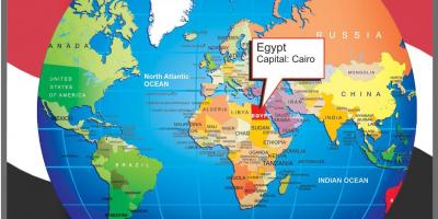 Каиро локација на мапата на светот