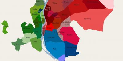 Каиро соседството мапа